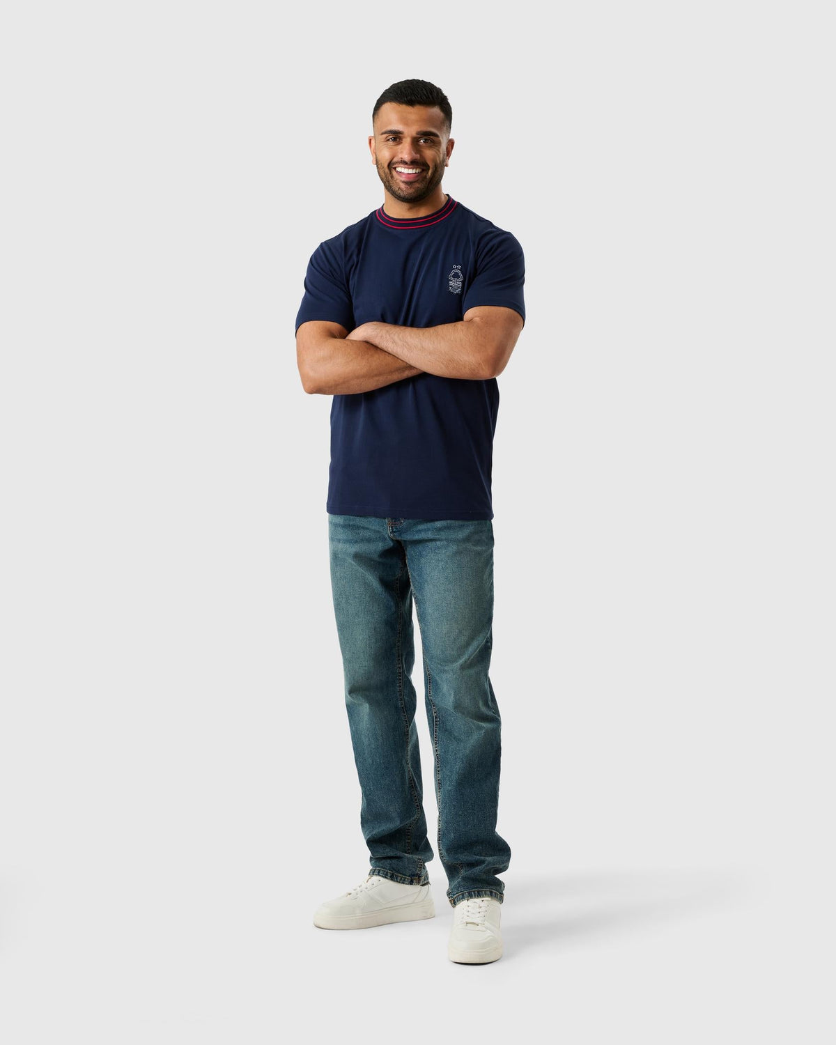 NFFC Navy Outline T-Shirt - Nottingham Forest FC