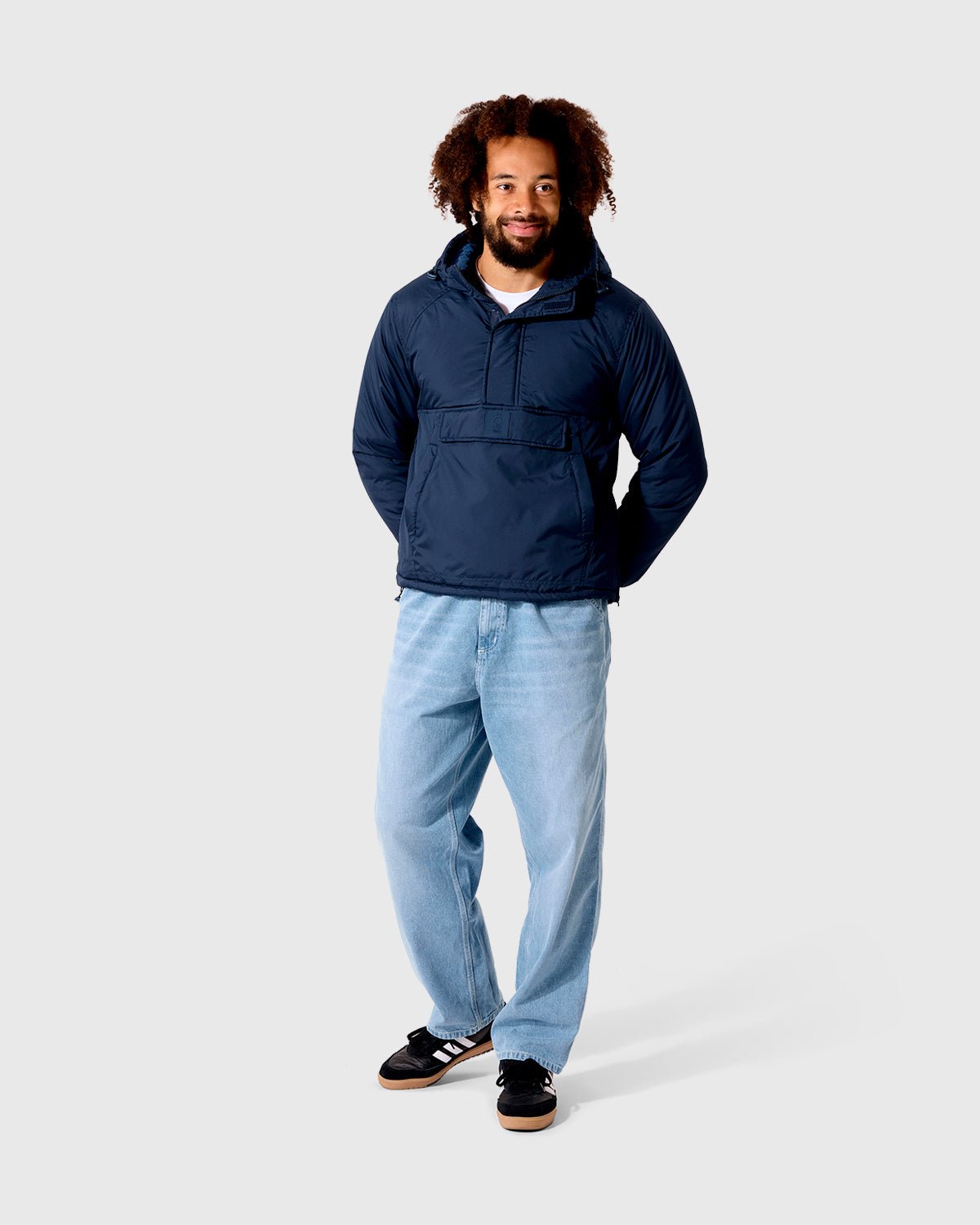 NFFC Navy Overhead Hooded Jacket - Nottingham Forest FC