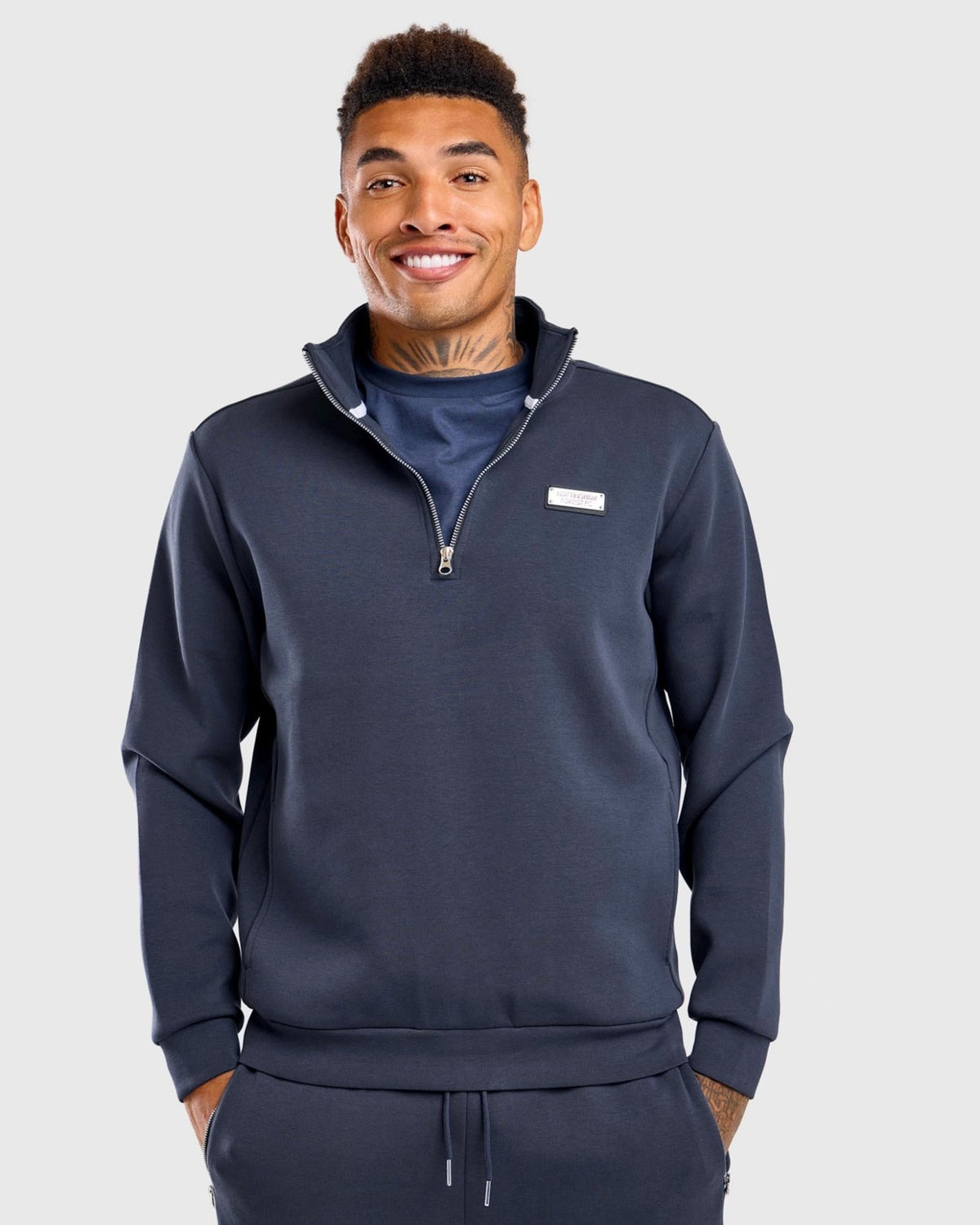 NFFC Navy Pinnacle 1/4 Zip Top - Nottingham Forest FC
