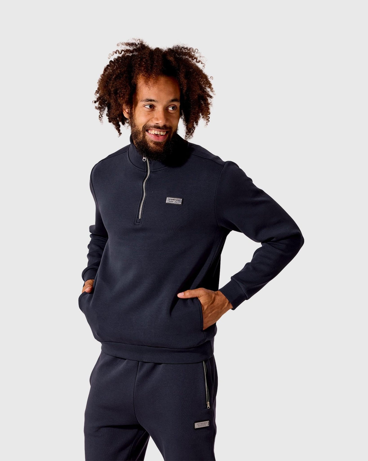 NFFC Navy Pinnacle 1/4 Zip Top - Nottingham Forest FC