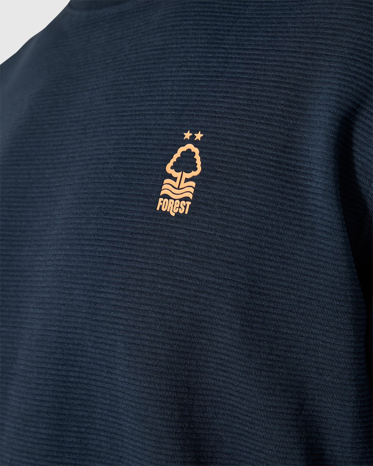 NFFC Navy Pop Edit Ribbed T-Shirt - Nottingham Forest FC