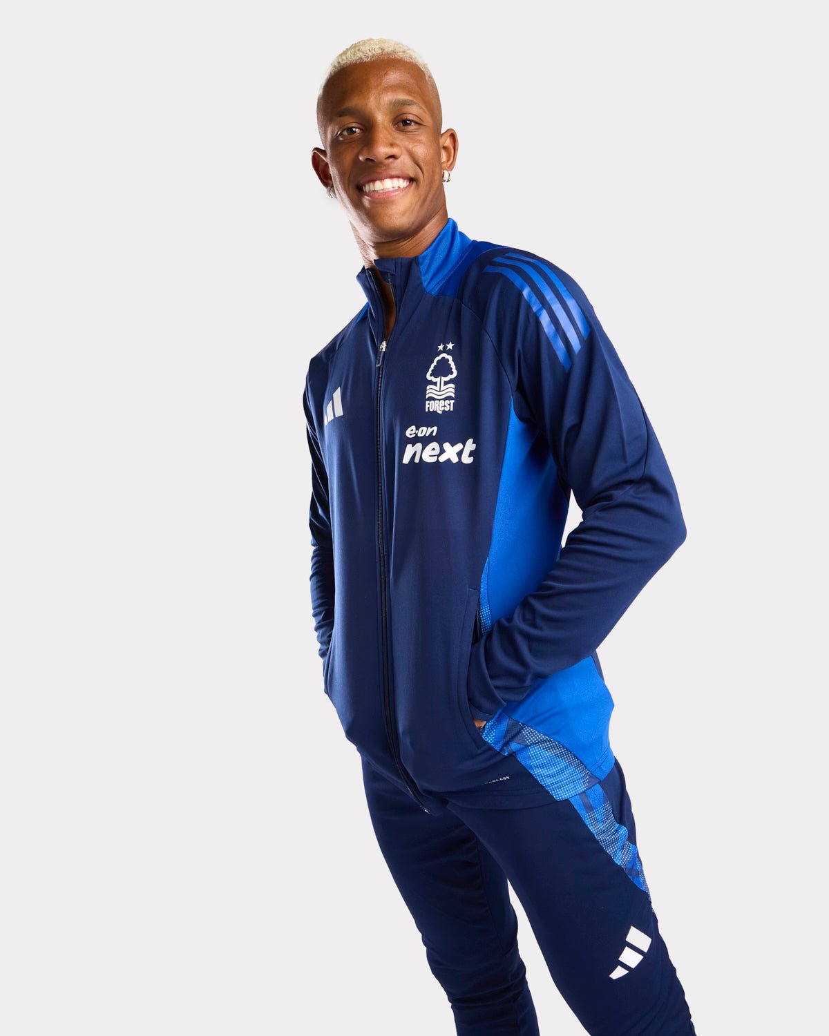 New Nottingham Forest Training Top NFFC Navy Training Track Jacket