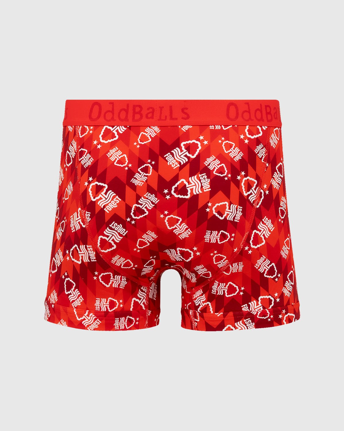 NFFC Oddballs Red Polygon Boxer Shorts - Nottingham Forest FC