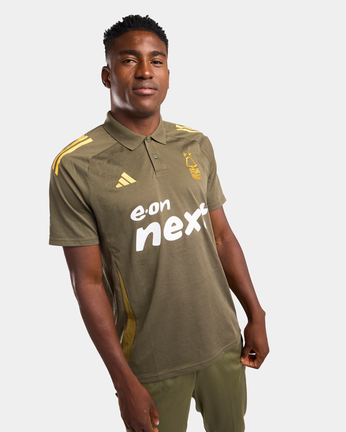 NFFC Olive Training Polo 24 25 Nottingham Forest FC nffc-olive-training-polo-24-25-nottingham-forest-fc