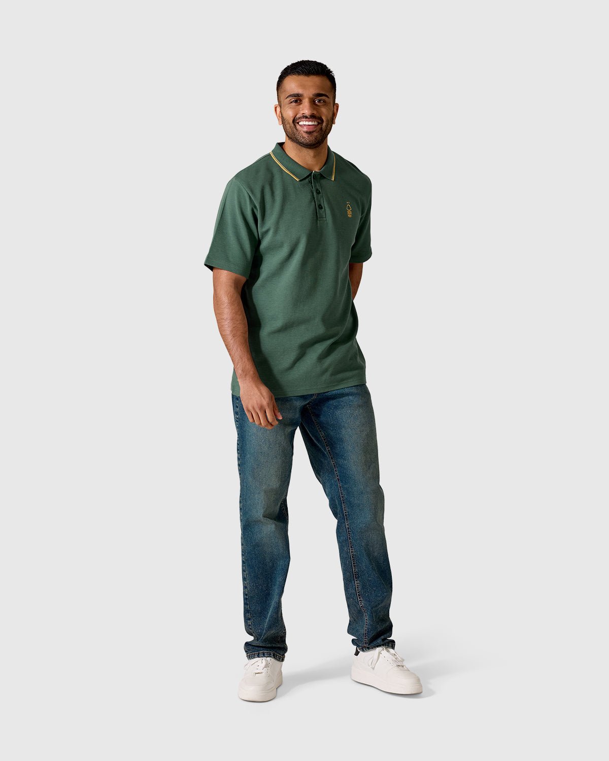 NFFC Pine Leavers Ribbed Polo - Nottingham Forest FC