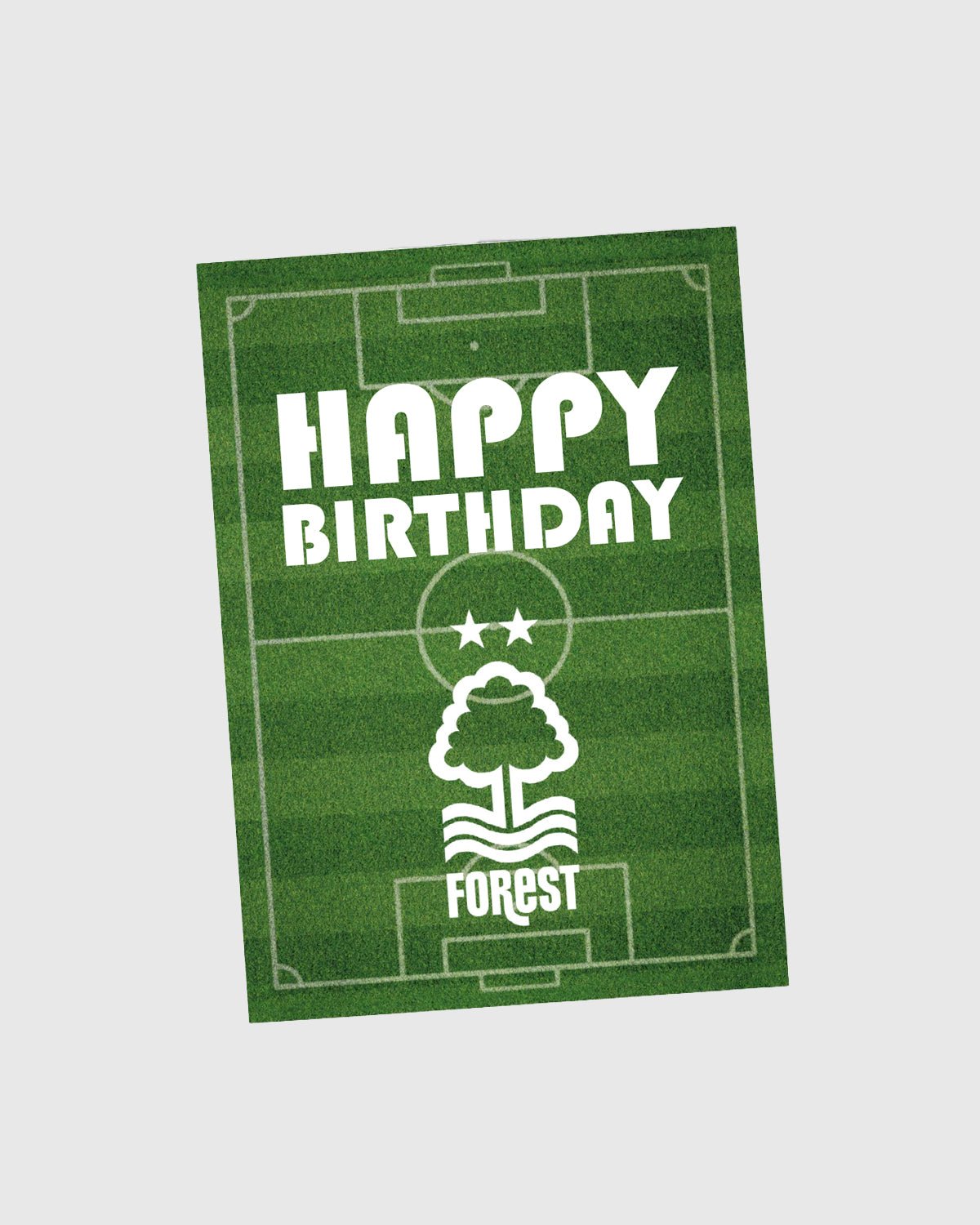 NFFC Pitch Birthday Card - A5 - Nottingham Forest FC