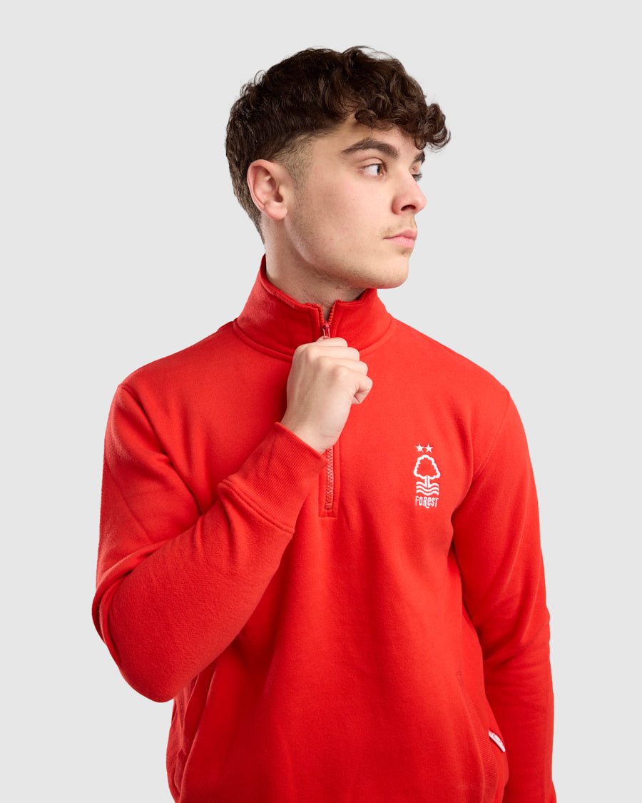 NFFC Red Essential 1/4 Zip Top - Nottingham Forest FC