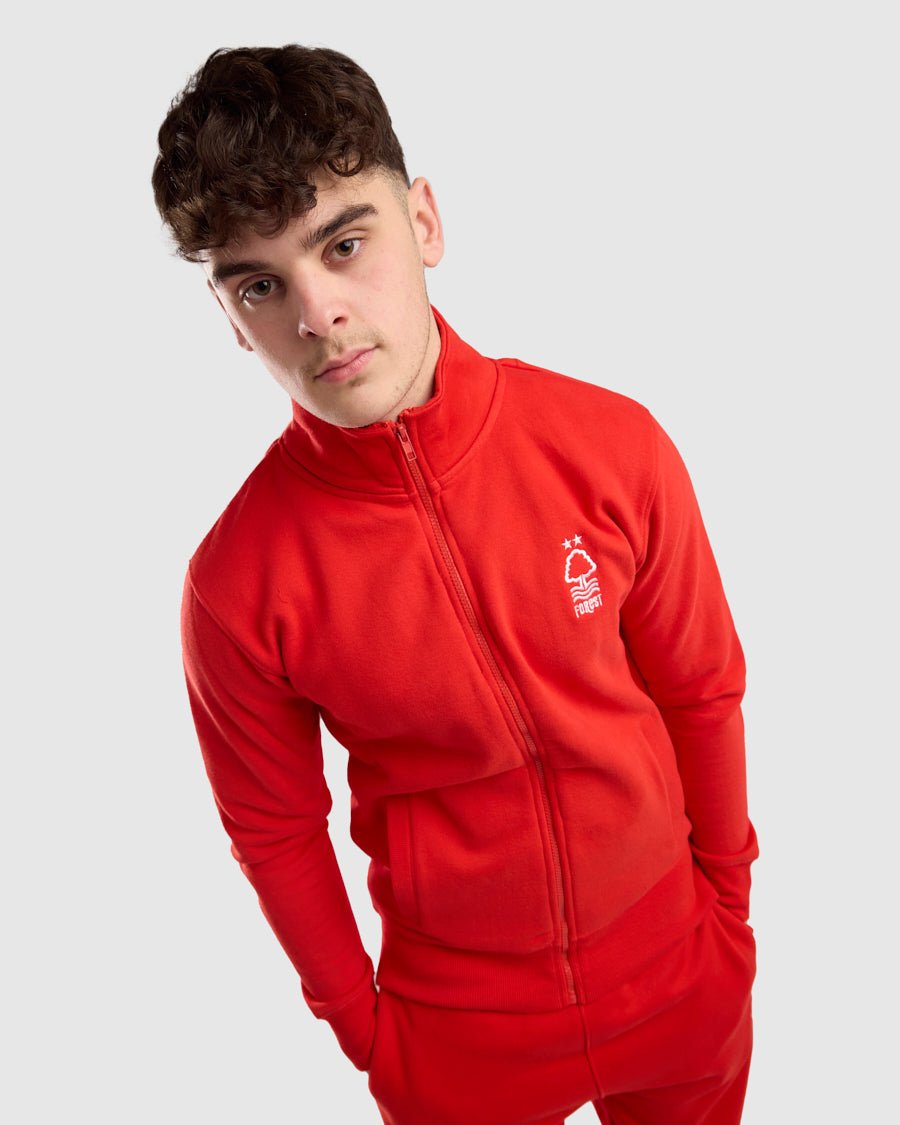 NFFC Red Essential Full Zip Track Top - Nottingham Forest FC