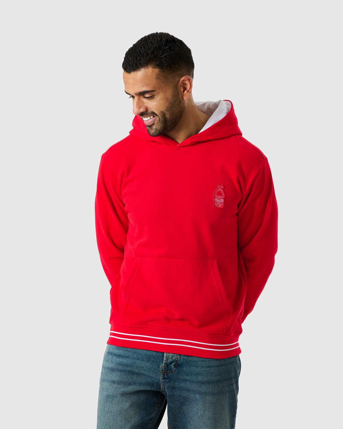 NFFC Red Outline Hoodie - Nottingham Forest FC