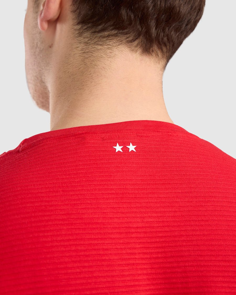 NFFC Red Ripple Rib T-Shirt - Nottingham Forest FC