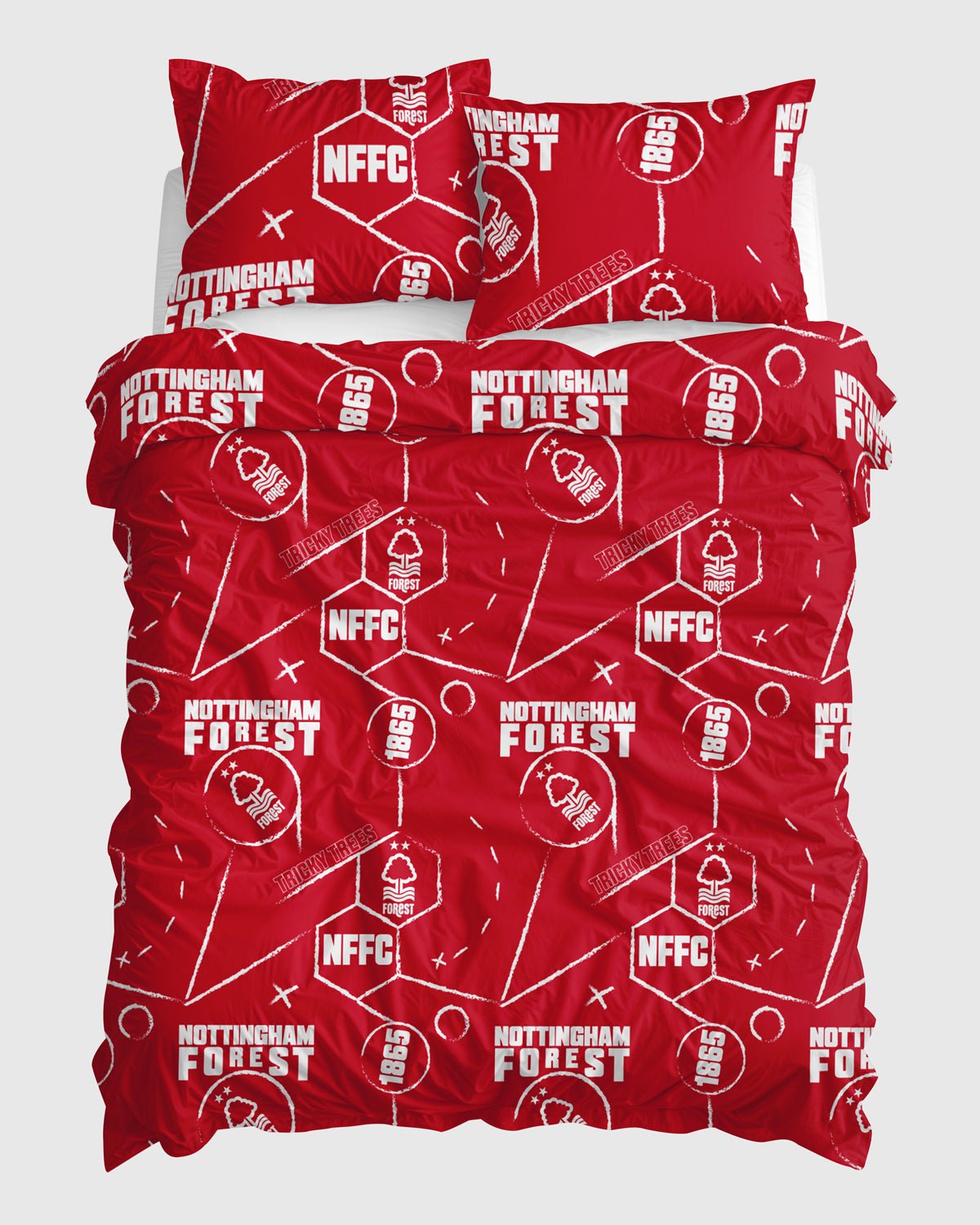 NFFC Red Tactics Duvet Set - Nottingham Forest FC