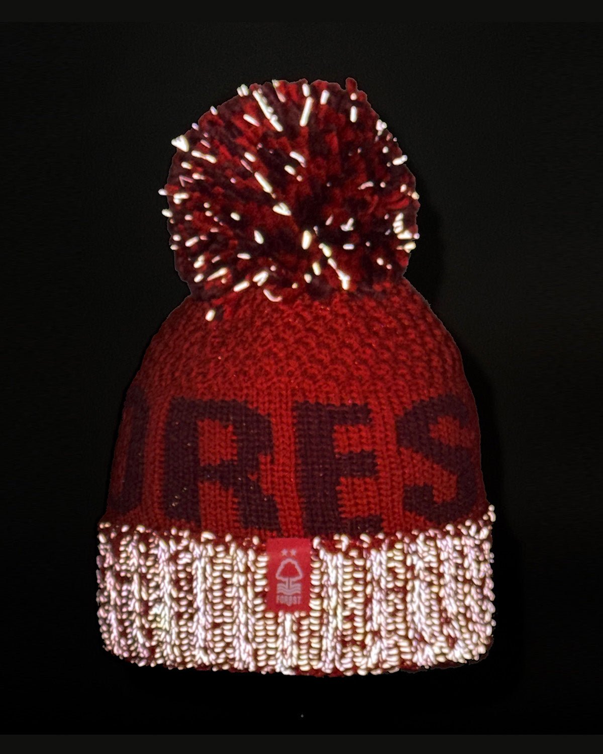 NFFC Red Tonal SuperBobble Hat - Nottingham Forest FC