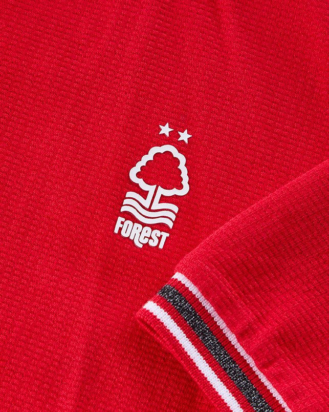 NFFC Red Waffle Jersey Polo - Nottingham Forest FC