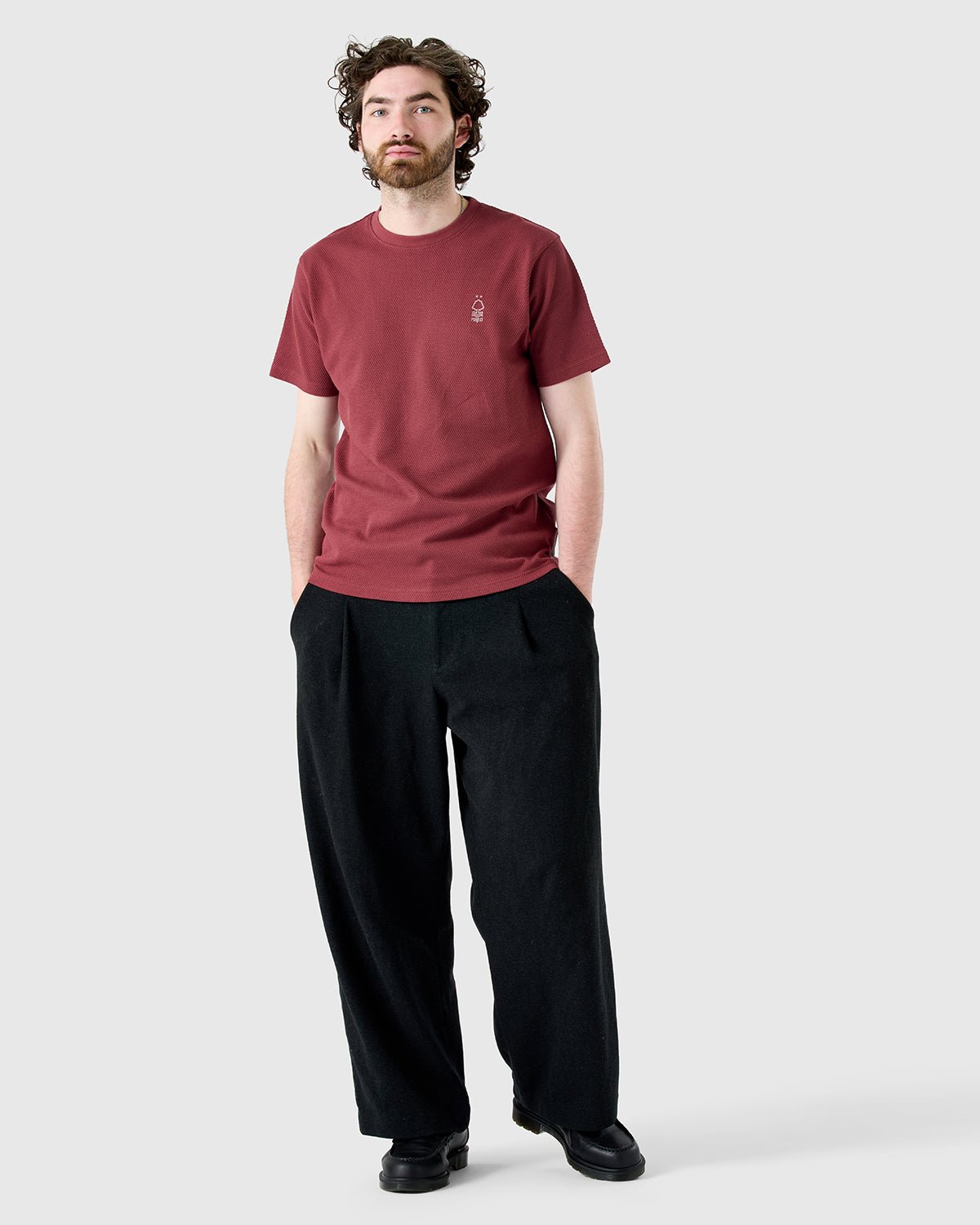 NFFC Redwood Weekend Edit Bubble Knit T-Shirt - Nottingham Forest FC
