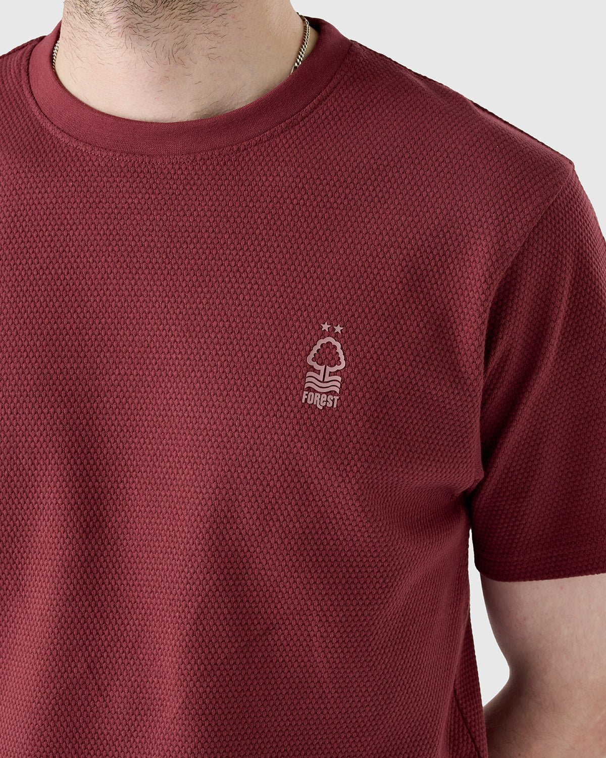 NFFC Redwood Weekend Edit Bubble Knit T-Shirt - Nottingham Forest FC