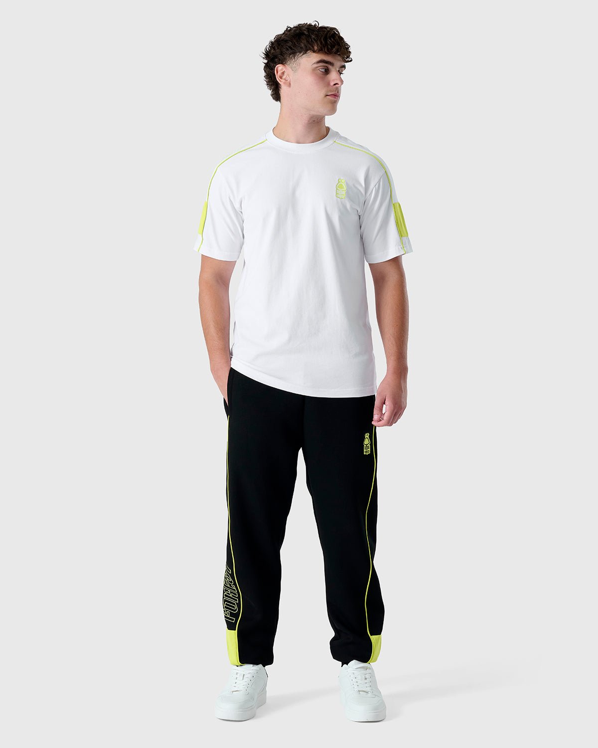 NFFC White Neon Pop T-Shirt - Nottingham Forest FC