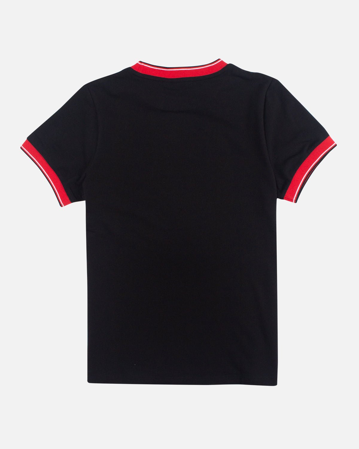 NFFC Womens Black Essential Ringer T - Shirt - Nottingham Forest FC