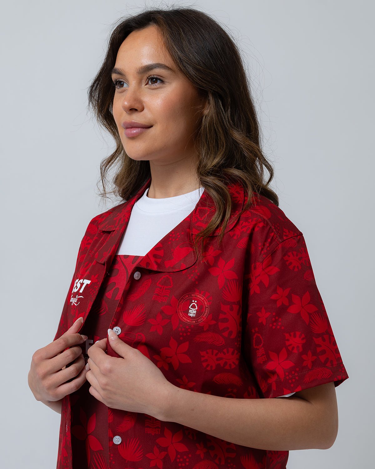 NFFC Women's Jungle All Over Print Shirt - Nottingham Forest FC