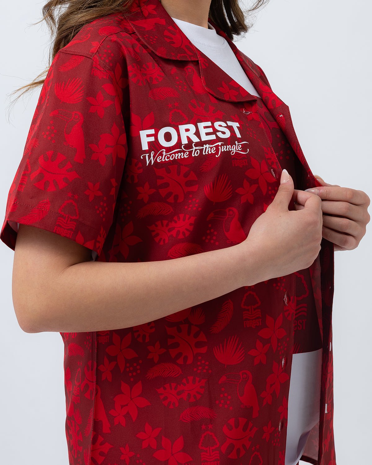 NFFC Women's Jungle All Over Print Shirt - Nottingham Forest FC