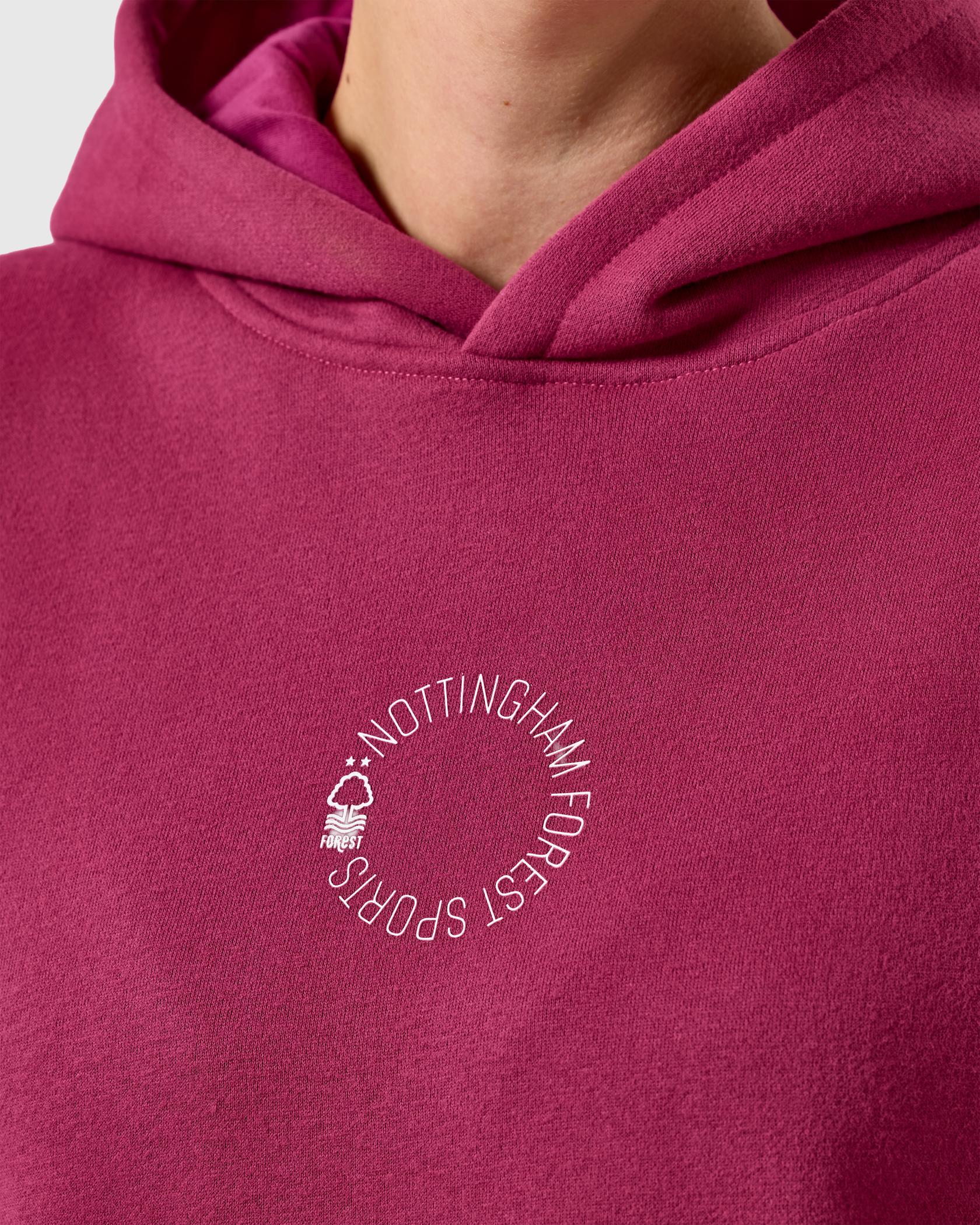 NFFC Women's Pink Oversized Hoodie - Nottingham Forest FC