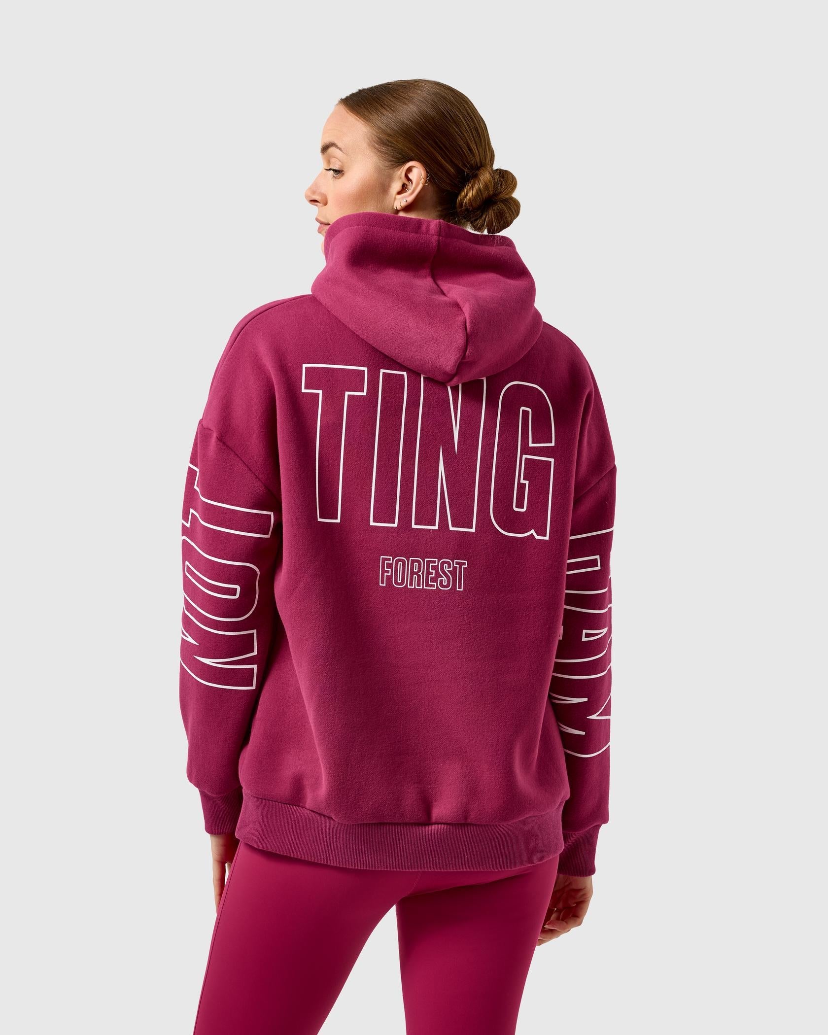 NFFC Women's Pink Oversized Hoodie - Nottingham Forest FC