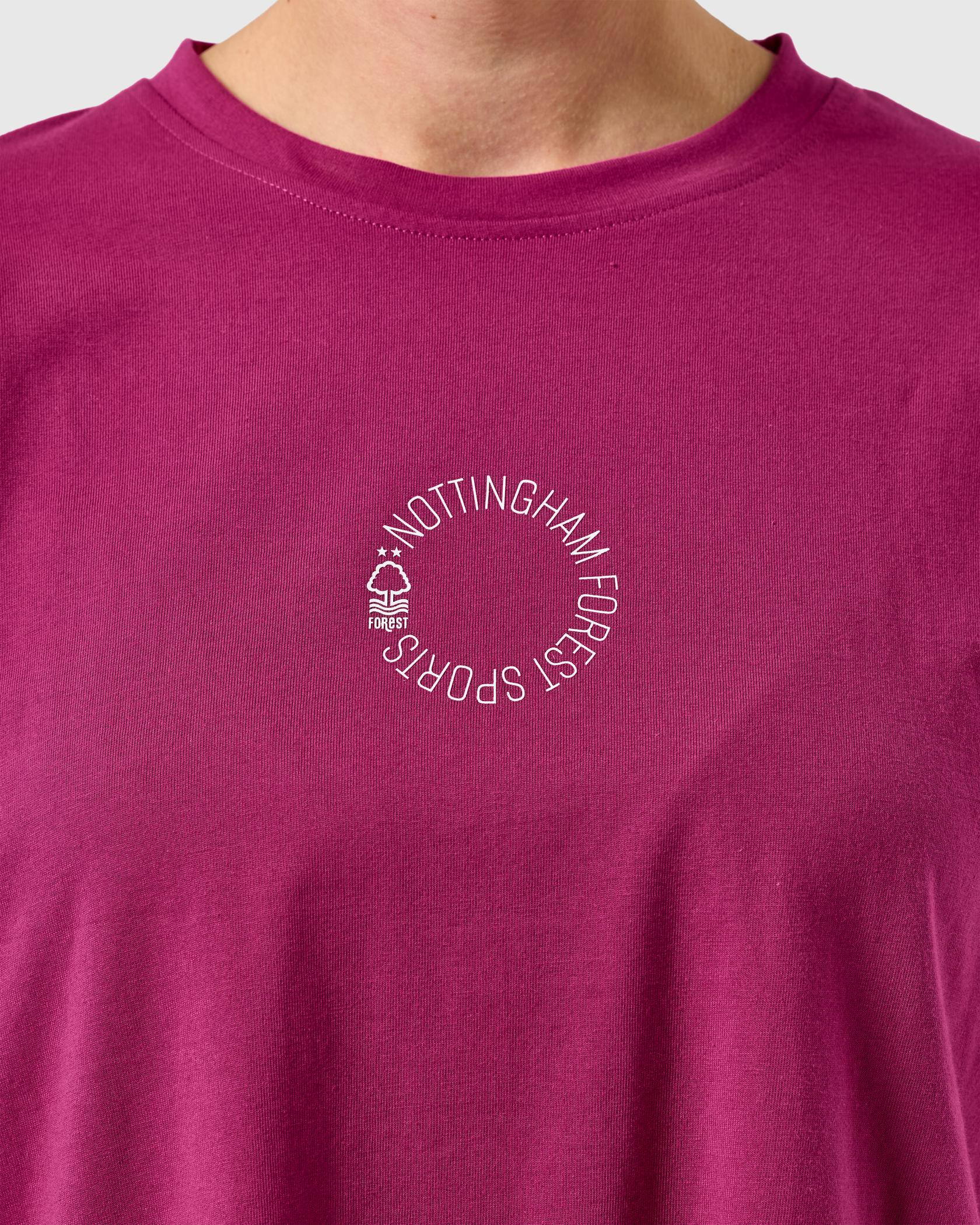 NFFC Women's Pink Oversized T-Shirt - Nottingham Forest FC
