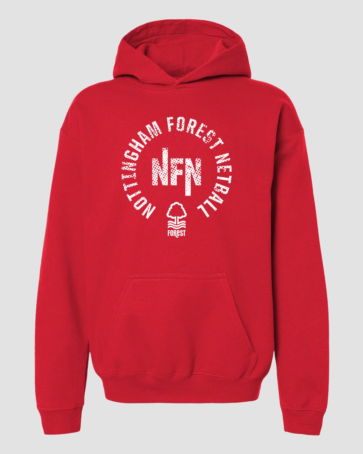 NFN Junior Red Circle Print Hoodie - Nottingham Forest FC