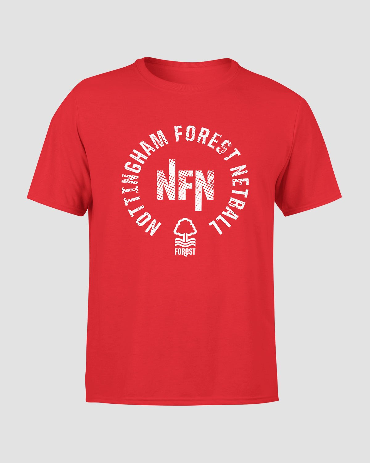 NFN Junior Red Circle Print T-Shirt - Nottingham Forest FC
