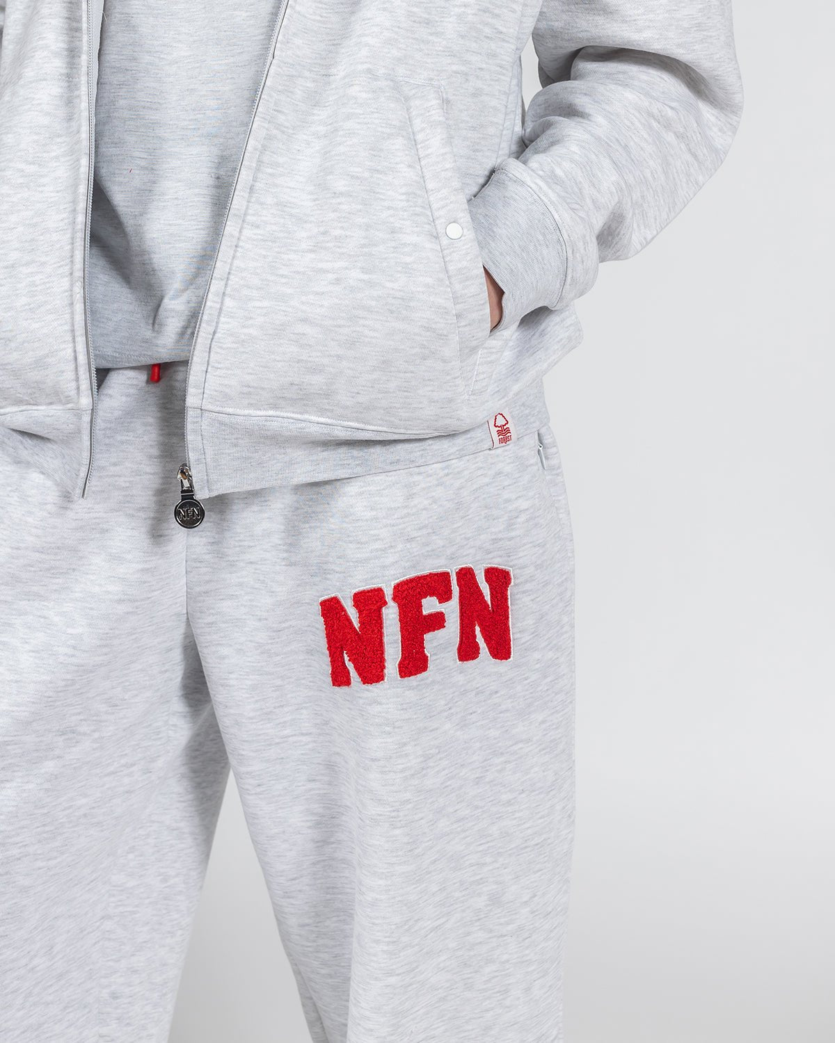 NFN Women's Grey Varsity Jogger - Nottingham Forest FC