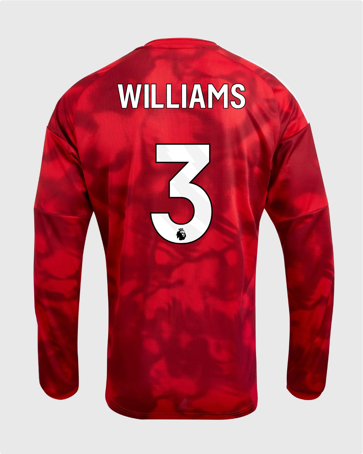 NFFC 26/27 Long Sleeve Home Shirt with Williams 3 Premier League Printing