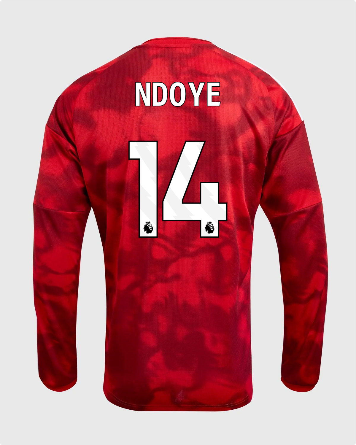 NFFC 26/27 Long Sleeve Home Shirt with Ndoye 14 Premier League Printing