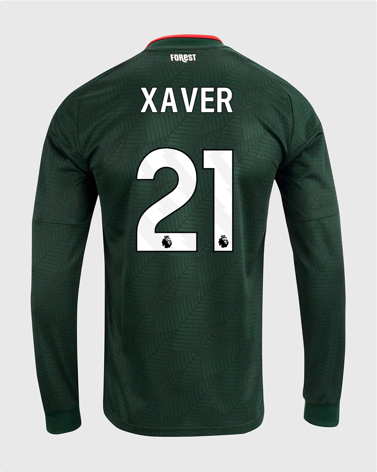 NFFC 26/27 Long Sleeve Away Shirt with Xaver 21 Premier League Printing