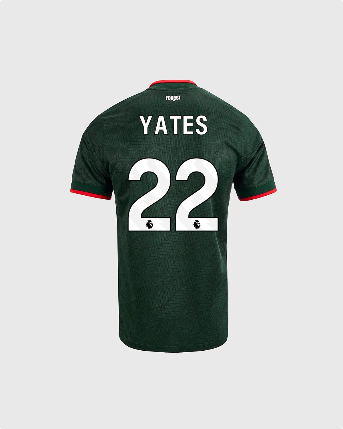 NFFC 26/27 Junior Away Shirt with Yates 22 Premier League Printing