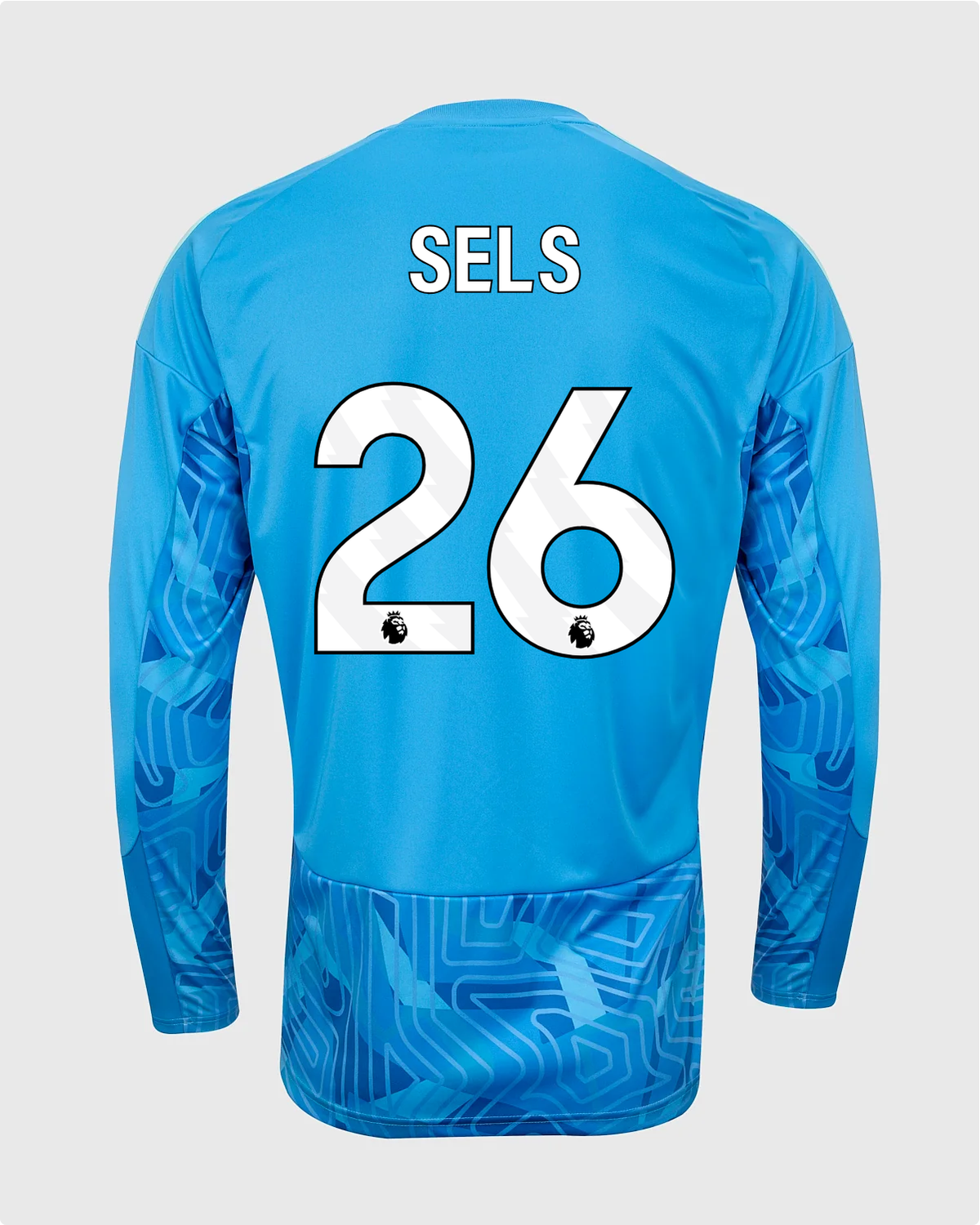 NFFC 26/27 Blue Long Sleeve Goalkeeper Shirt with Sels 26 Premier League Printing
