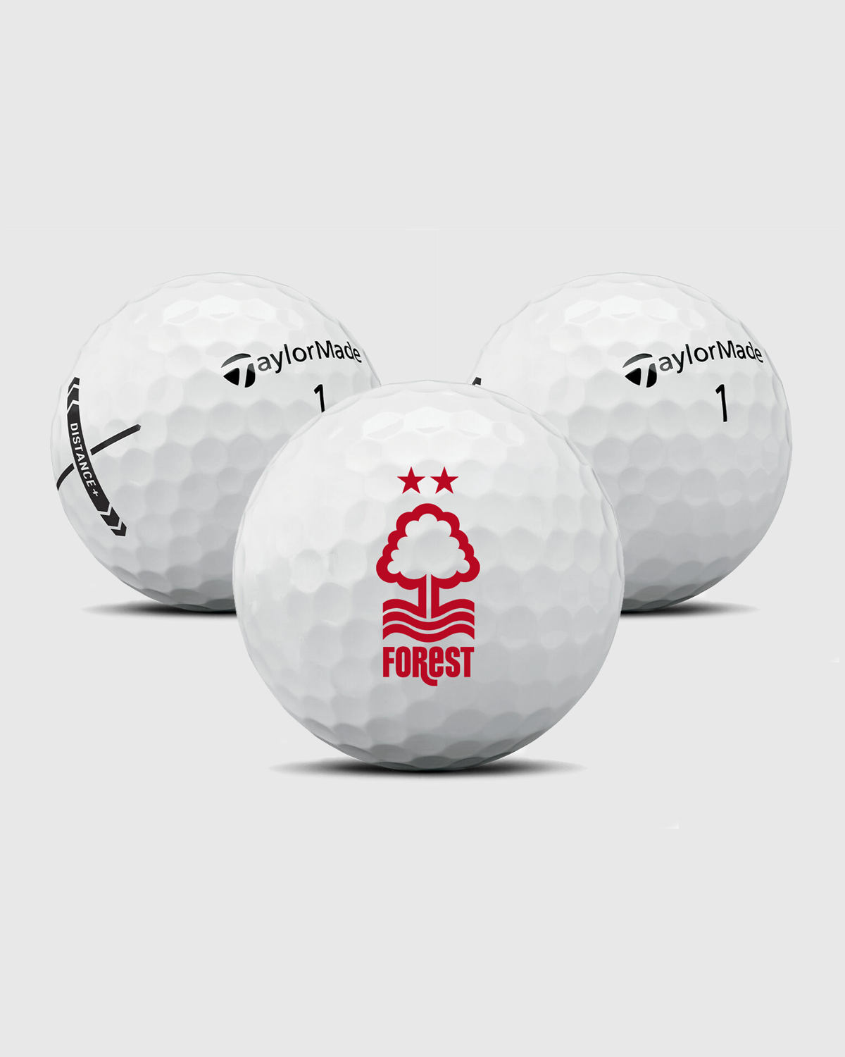 NFFC TaylorMade Distance+ Golf Balls - 3 Pack