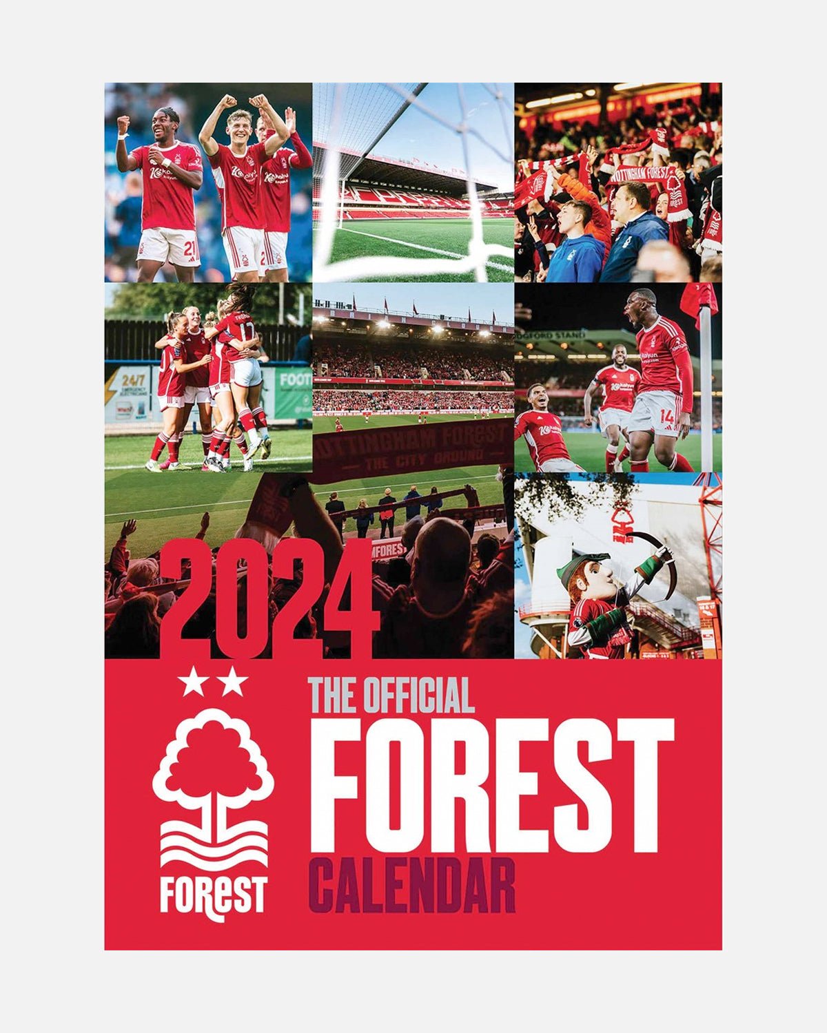NFFC 2024 A3 Calendar - Nottingham Forest FC