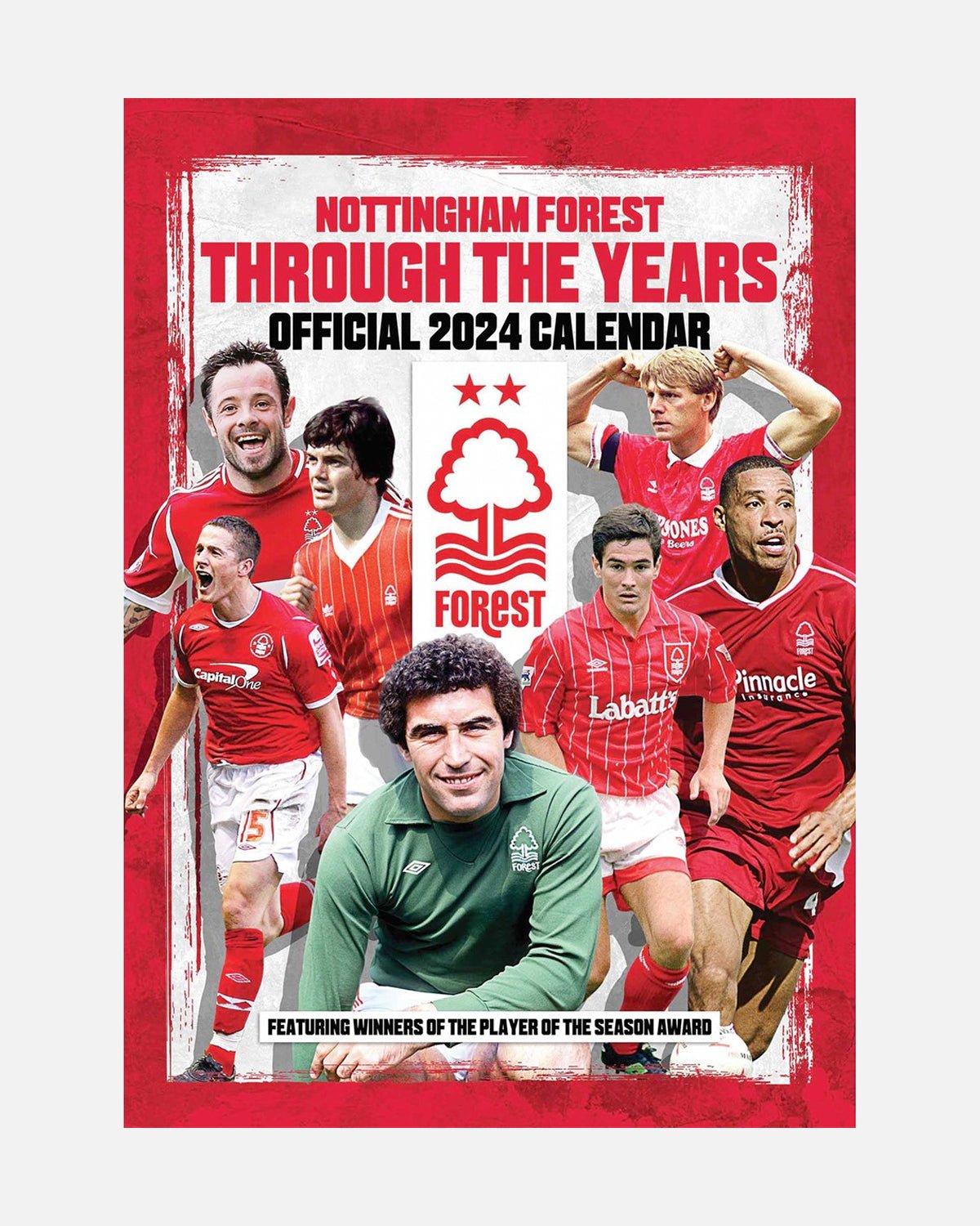 NFFC 2024 A3 Legends Calendar - Nottingham Forest FC