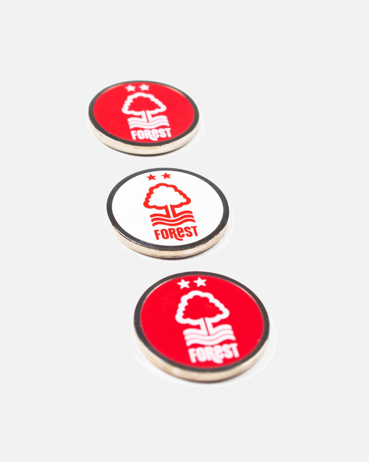 NFFC 3 Pack Golf Marker Set - Nottingham Forest FC