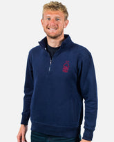NFFC Adults Navy 1/4 Zip Top - Nottingham Forest FC