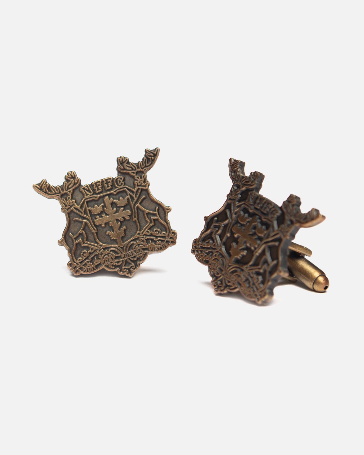 NFFC Antique Stags Cufflinks - Nottingham Forest FC