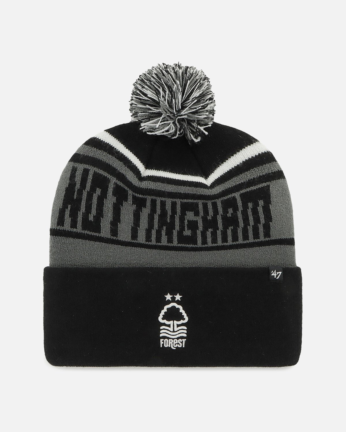 NFFC Black Stylus '47 Cuff Knit - Nottingham Forest FC