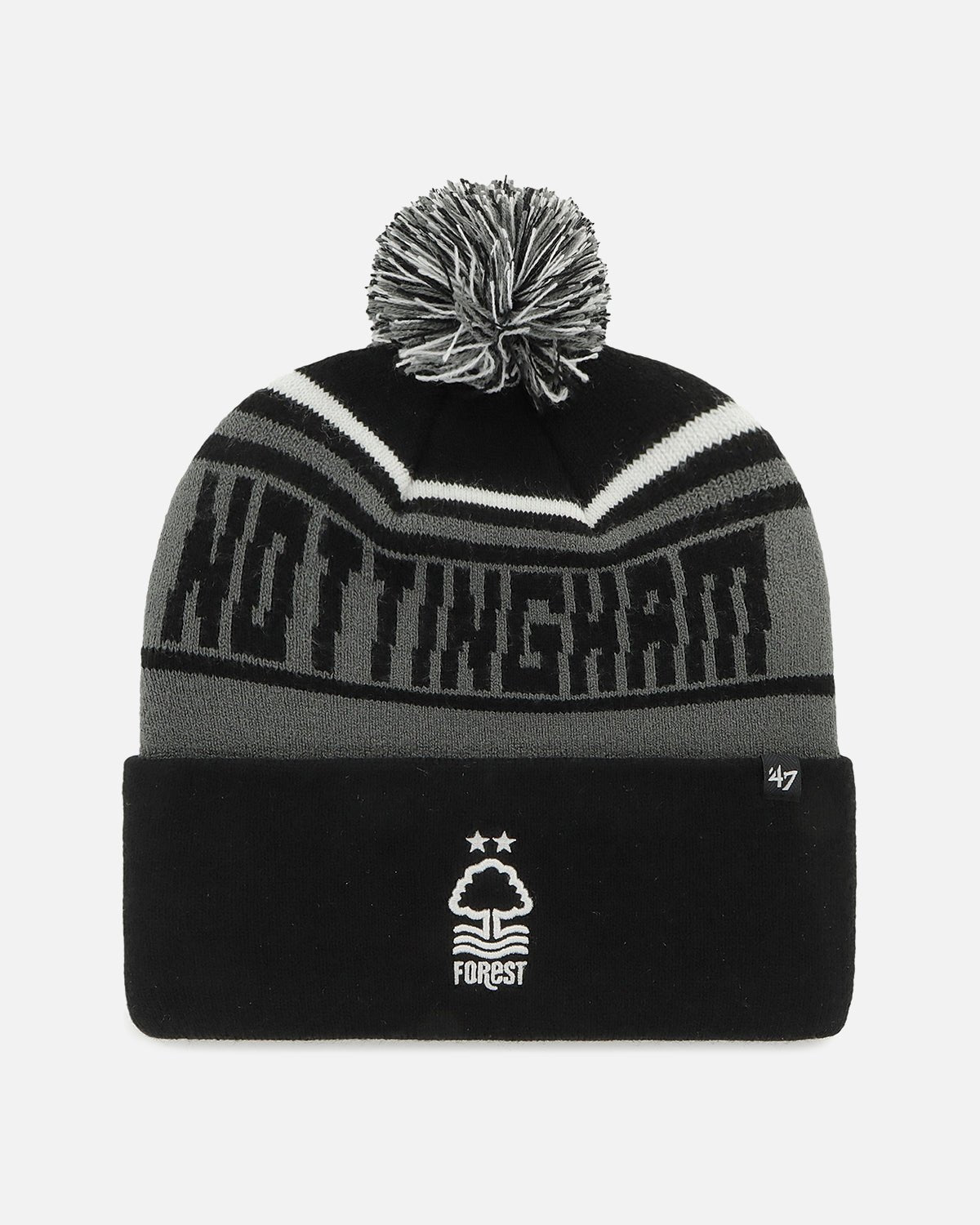 NFFC Black Stylus '47 Cuff Knit - Nottingham Forest FC