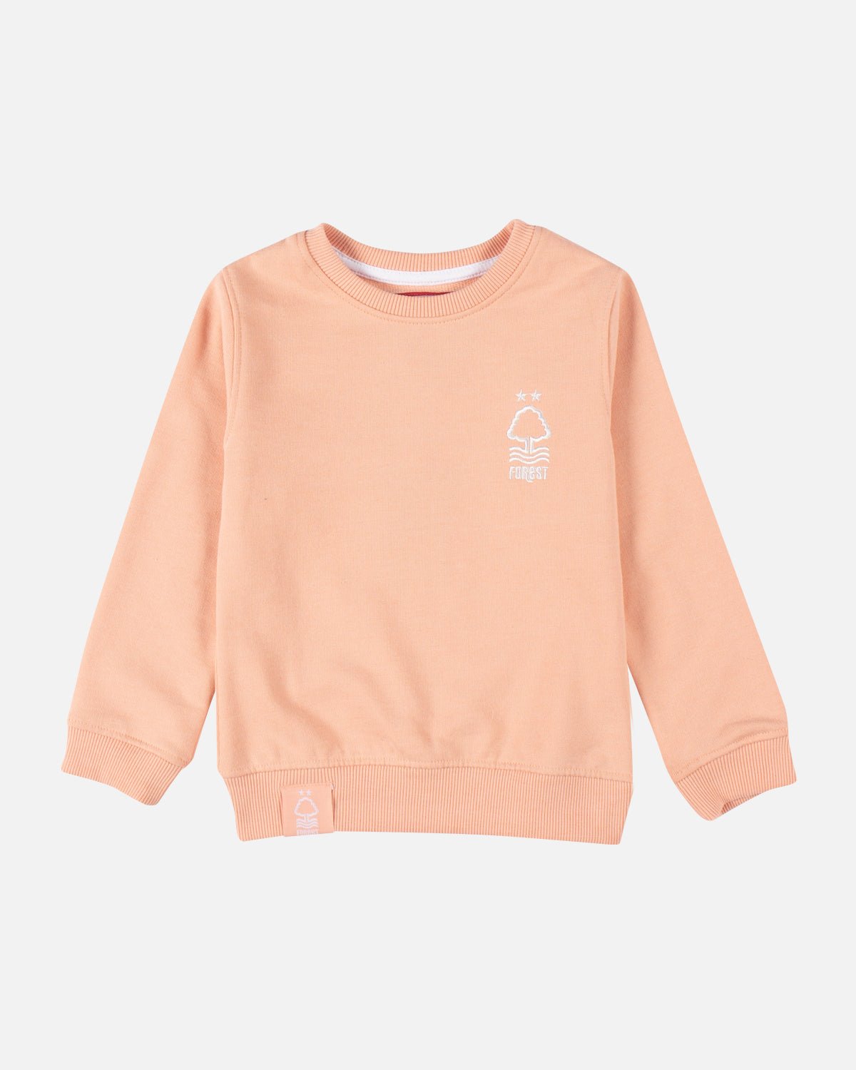 NFFC Girls Apricot Crew Neck Sweatshirt - Nottingham Forest FC