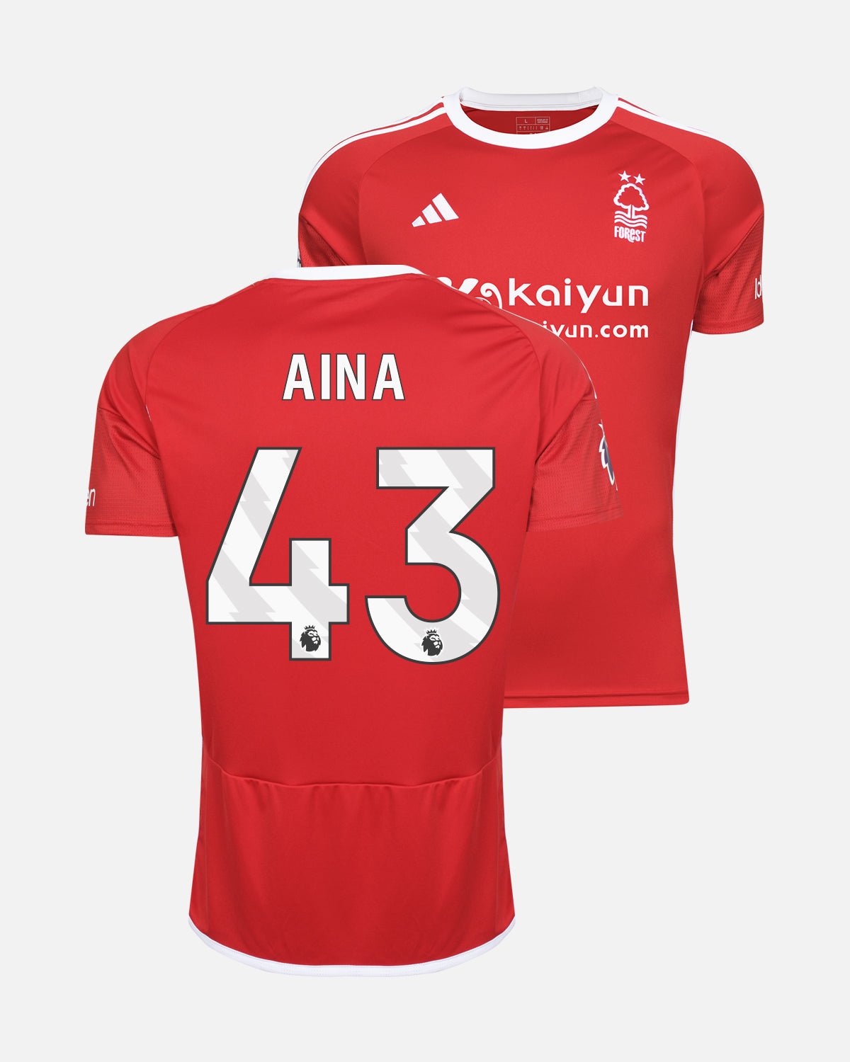 NFFC Home Shirt 23-24 - Aina 43 - Nottingham Forest FC