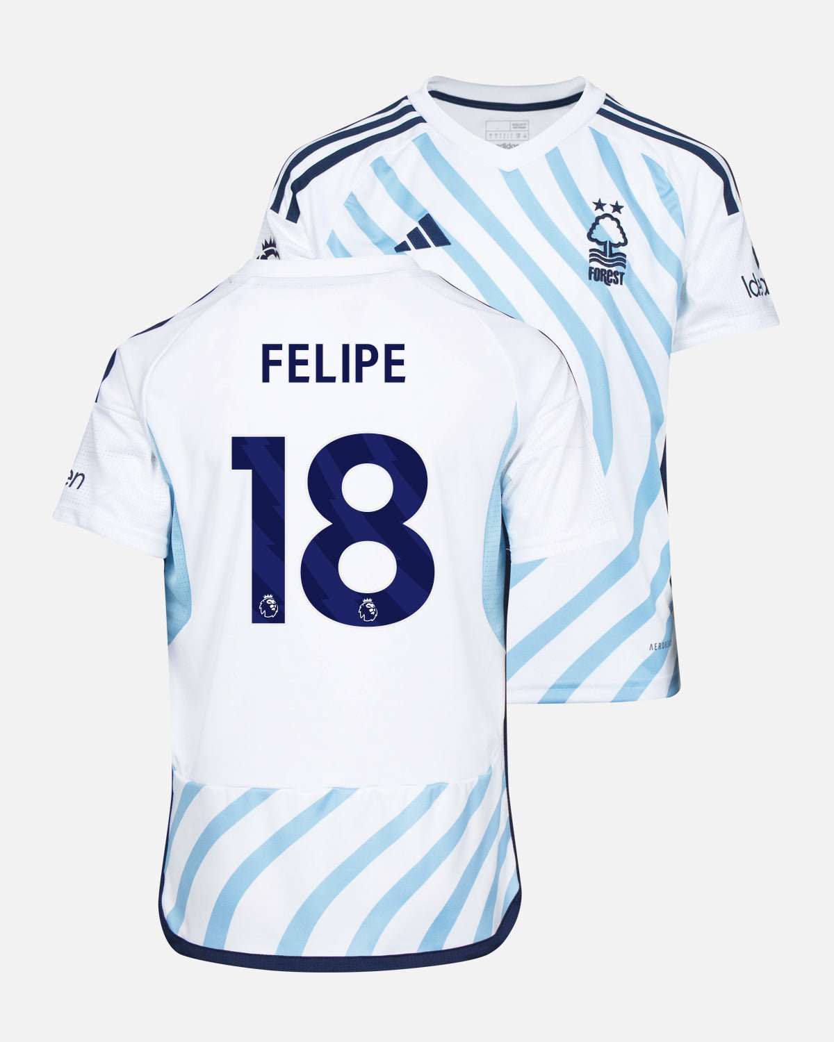 NFFC Junior Away Shirt 23-24 - Felipe 18 - Nottingham Forest FC