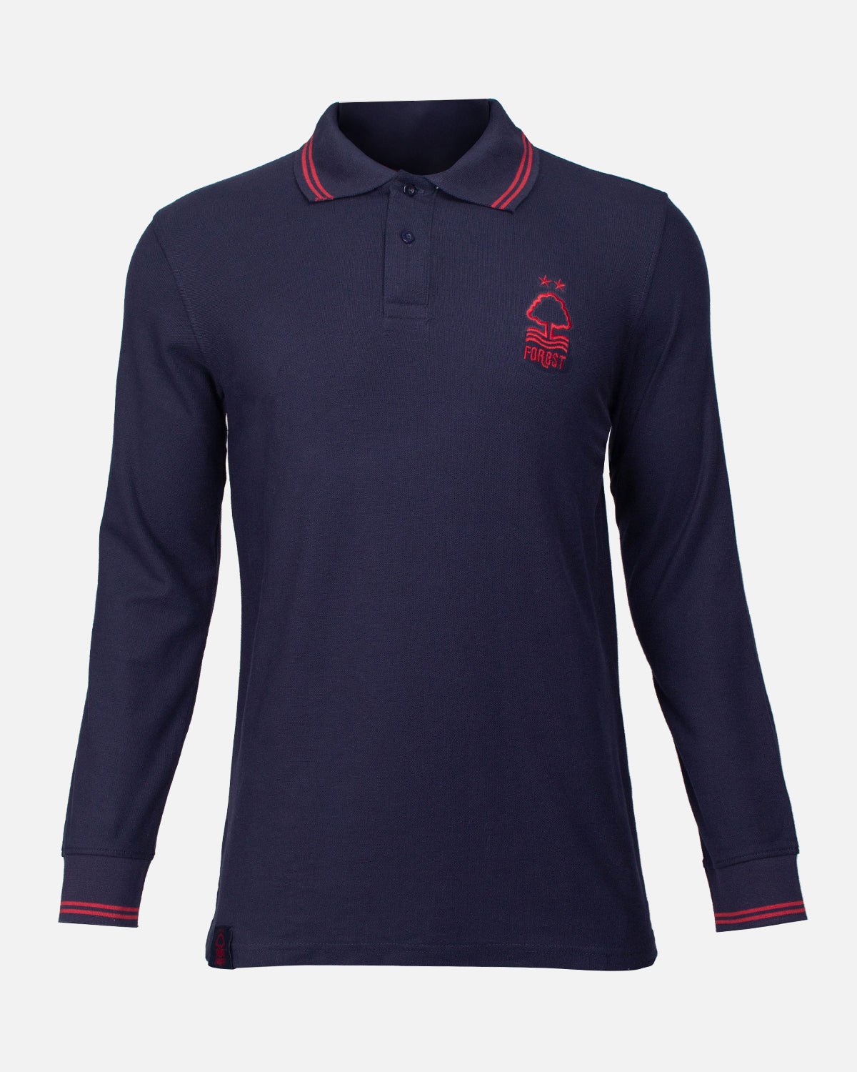 NFFC Junior Navy Essential Long Sleeve Polo - Nottingham Forest FC