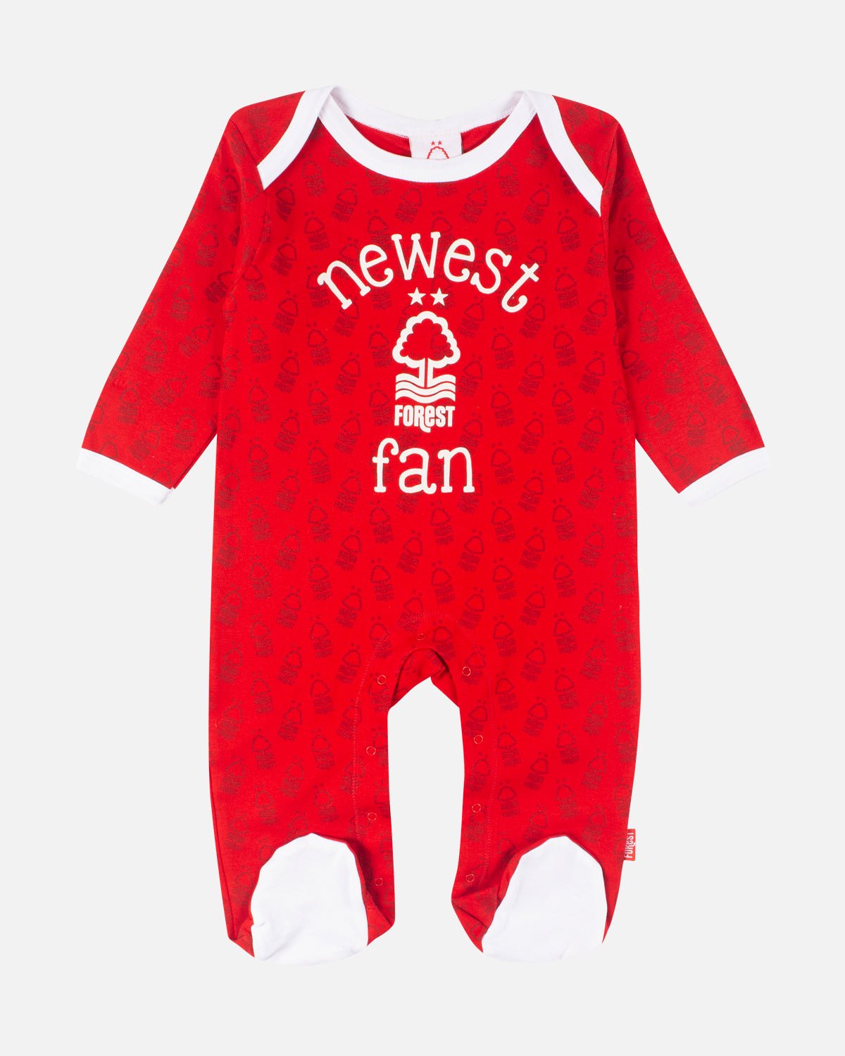 NFFC Multi Crest Baby Sleepsuit - Nottingham Forest FC