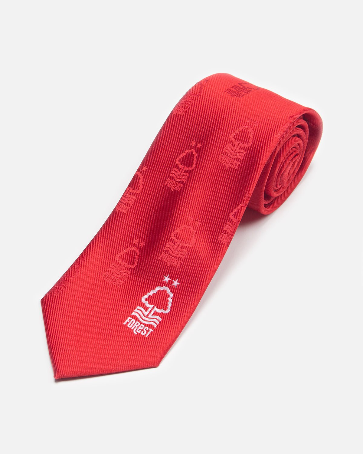 NFFC Red Multi Crest Tie - Nottingham Forest FC