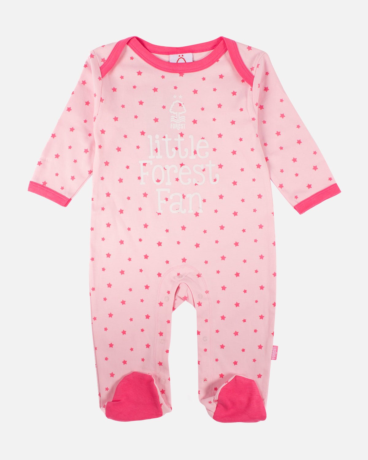 NFFC Stars Baby Sleepsuit - Nottingham Forest FC