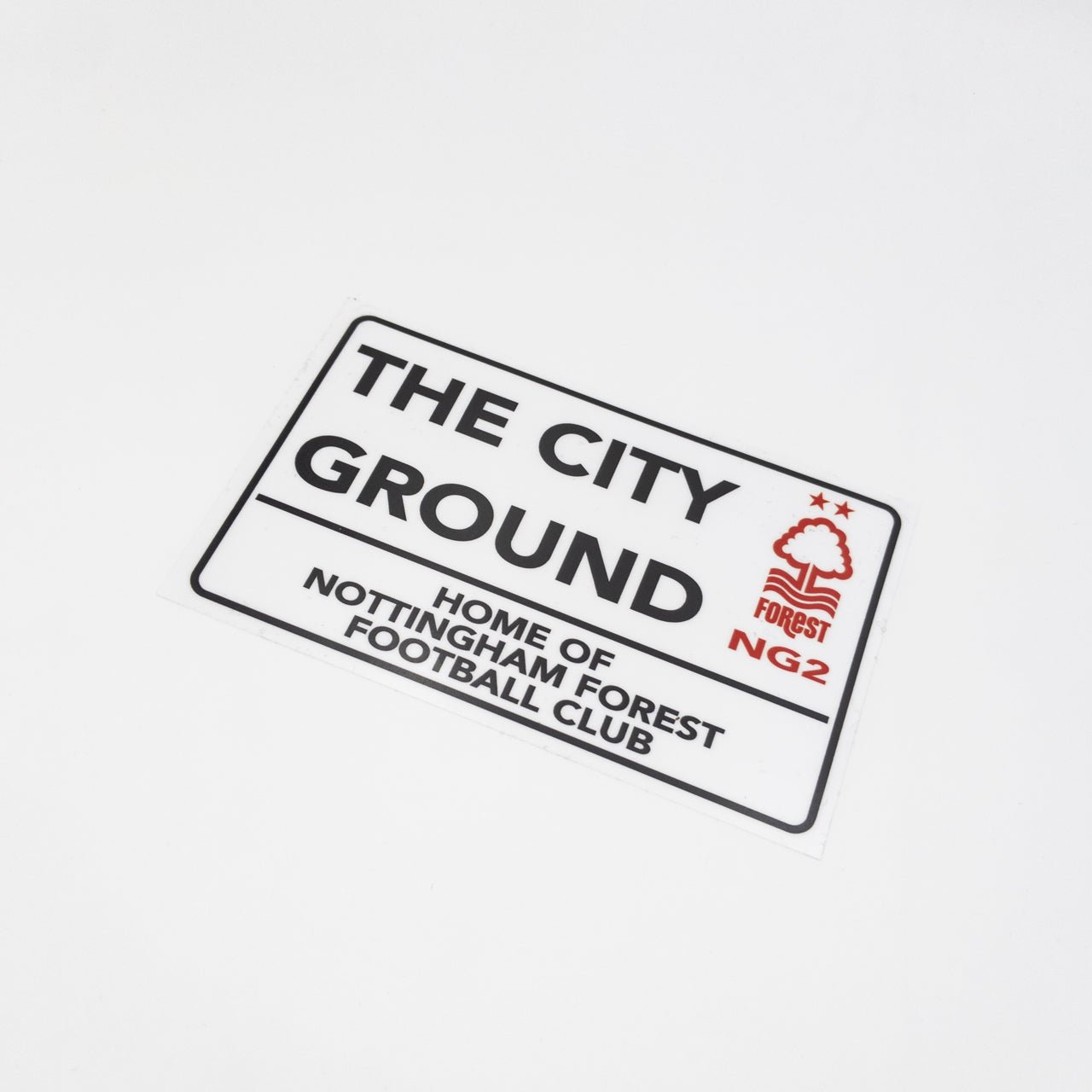 NFFC Street Sign Car Sticker - Nottingham Forest FC